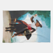 Jongen op een Ram Francisco José de Goya Theedoek (Horizontaal)