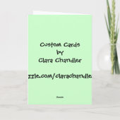 Jongen op Pot Kaart (Achterkant)