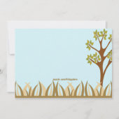 Jongen op Quad in de uitnodiging van de Bossen van (Achterkant)