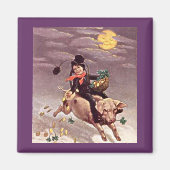 jongen op varken magneet (Voorkant)