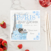 Jongen Paris Baby Shower Servetten (Insitu)
