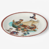 Jongen pirate Birthday Party Paper Bord (Gekanteld)