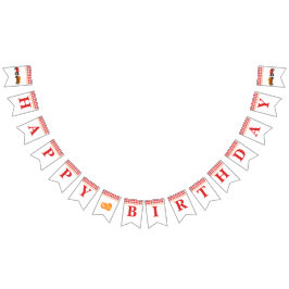Jongen pomkin Patch Tractor Red Birthday Banner