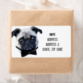 Jongen Pug-verzendlabels Etiket (Insitu)