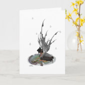 Jongen Rain Fairy met kikkervisdag Kaart (Gele Bloem)