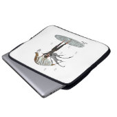 Jongen regen fee met blad laptop mouw sleeve (Voorkant onderkant)