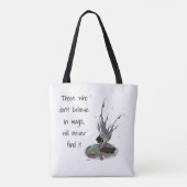 Jongen Regen met Canvas tas (Achterkant)