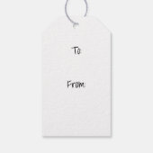 Jongen Regen met kikkergfort Label Cadeaulabel (Achterkant)