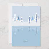 Jongen schaatser uitnodiging (Achterkant)