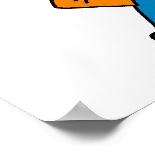 Jongen School is Cool Poster (Hoek)