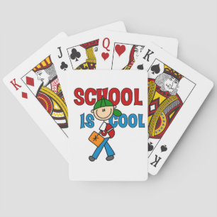 Jongen School is Cool Speelkaarten