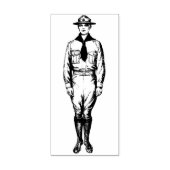 Jongen scout 	rubberstempel (Afrduk)