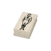 Jongen scout 	rubberstempel (Stempel)