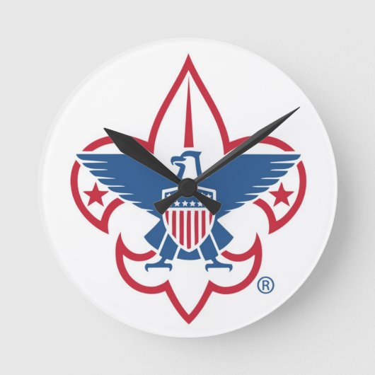 Jongen Scouts van de Amerikaanse klok (Voorkant)