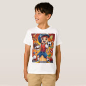 Jongen sportshirt t-shirt (Voorkant volledig)
