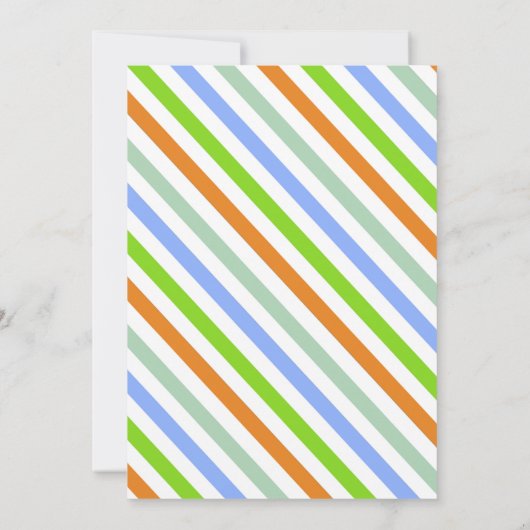 Jongen sprong verjaardag, sprong trampoline uitnod kaart (Achterkant)