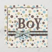 Jongen Square Aankondiging (Voorkant / Achterkant)