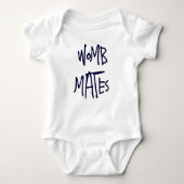 Jongen Twins - WOMB MATES Romper (Voorkant)