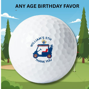 Jongen Verjaardagsfavoriet Golf Thema Elke Leeftij Golfballen