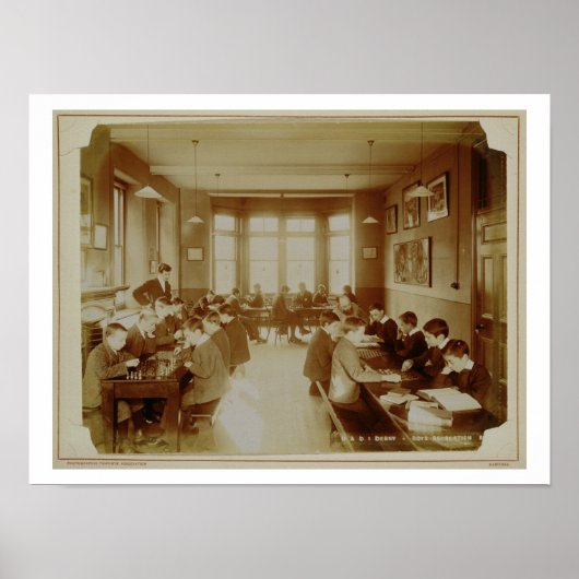 Jongen vinden plaats in het doven en het duiminsti poster (Voorkant)