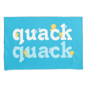 Jongen Watercolor Rubber Eend Kussensloop Set (Voorkant-Rechts)