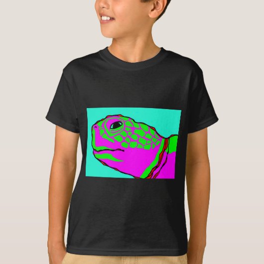 Jongen Zee Turtle T-Shirt (Voorkant)