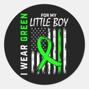 Jongen Zoon Nieren Ziekte Cerebral Palsy Aware Ronde Sticker