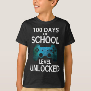 Jongens 100 dagen van schoolgamers Video Games Lev T-shirt