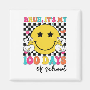 Jongens 100ste Dag Van School Magneet