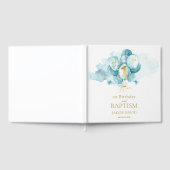 Jongens 1e Verjaardag & Doop Keepsake Guest Book Gastenboek (Volledig)