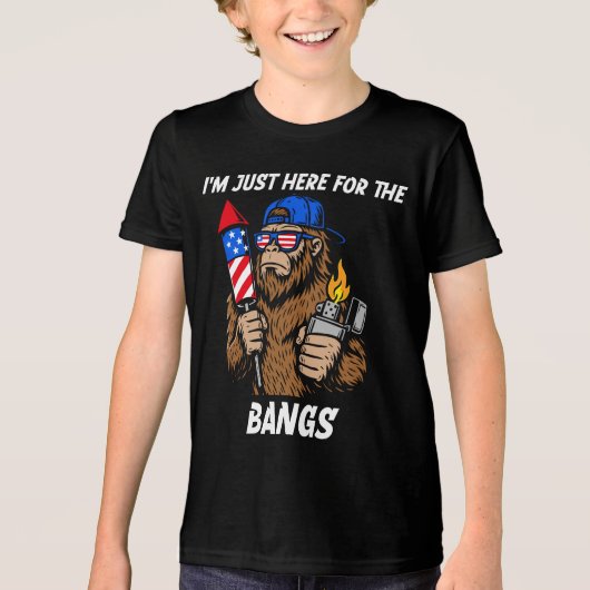 Jongens 250ste verjaardag 4 juli Tri-Blend shirt (Voorkant)