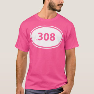 Jongens 308 Jachtgeweer Ronde Kaliber Pistool Eige T-shirt