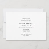 Jongens 3 Foto van High School Graduparty (Achterkant)