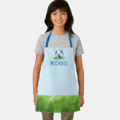 Jongens aangepaste voetbal school kunst schort (Insitu)