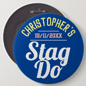 Jongens Avond Uit Jongensuitje Ronde Button 6,0 Cm (Voorkant /achterkant)