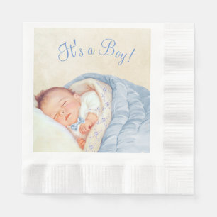 Jongens  Baby shower Servetten