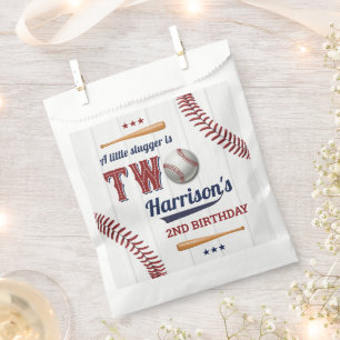 Jongens Baseball 2e verjaardag Bedankzakje