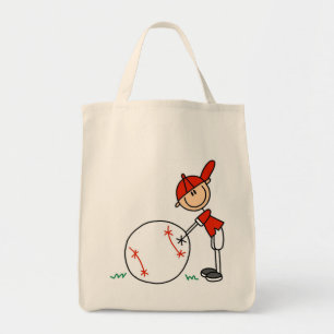 Jongens Baseball passen T-shirts en cadeautjes aan Tote Bag