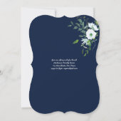 Jongens Blauw DOOPPLECHTIGHEID Botanisch Kaart (Achterkant)