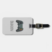 Jongens Cool Gaming Videogame Controller Kinderen Bagagelabel (Voorkant horizontaal)