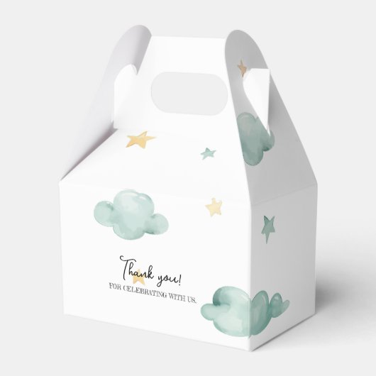 Jongens Cool Modern Kleurrijk Vliegtuig Verjaardag Bedankdoosjes (Achterkant)