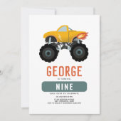 Jongens Cool Truck Kids Verjaardag Kaart (Voorkant)