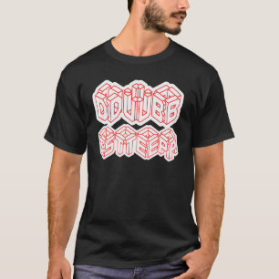 jongens coole Dubstep 3D mannen club muziek EDM D T-shirt