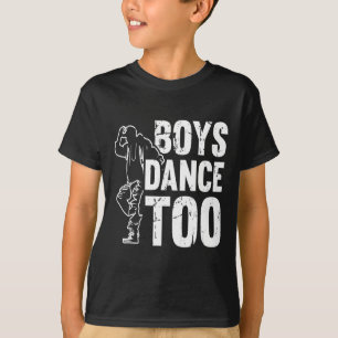 Jongens dansen te cool dansen danser t-shirt