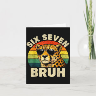 Jongens dierprint kleding zes zeven bruh jachtluip kaart