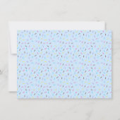 Jongens Donut Verjaardagsfeest Kaart (Achterkant)