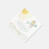 Jongens eerste reis rond de zon servet (Hoek)