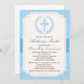 Jongen's eerste uitnodiging (Voorkant / Achterkant)