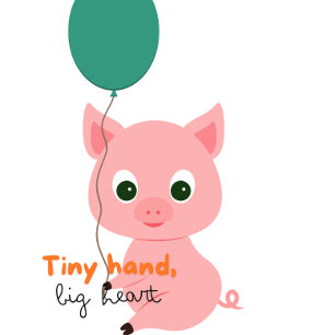 Jongens En Meisjes Tiener Schattige Varken Graphic T-shirt