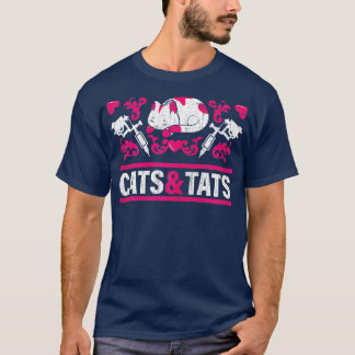 Jongens Funny Cats en Tats Gift Tattoo Ink Tattoo T-shirt